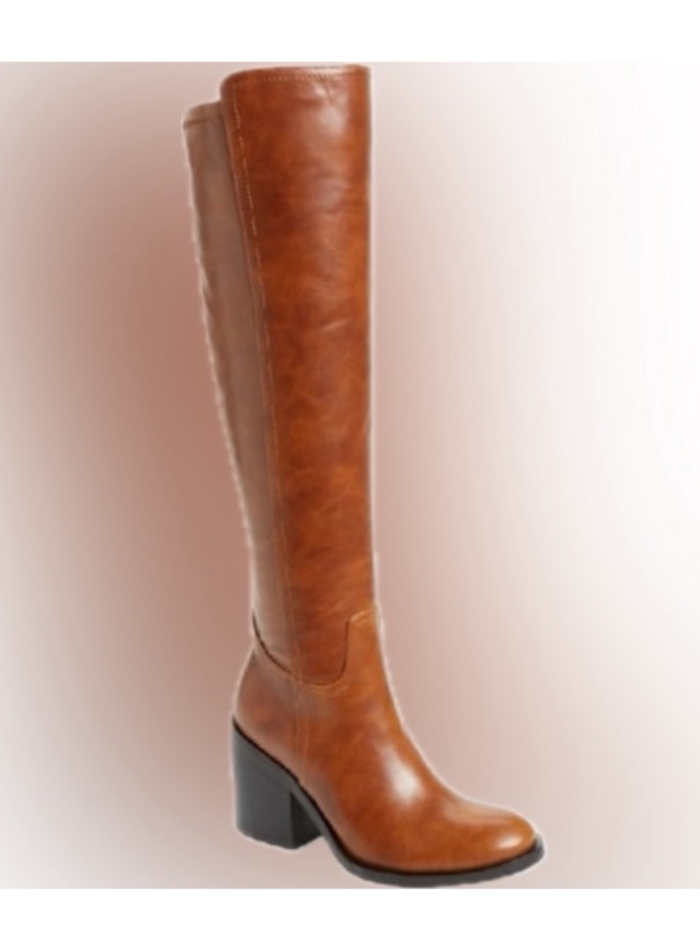 Jeffrey Campbell Knee-High Riding Boot in Cognac